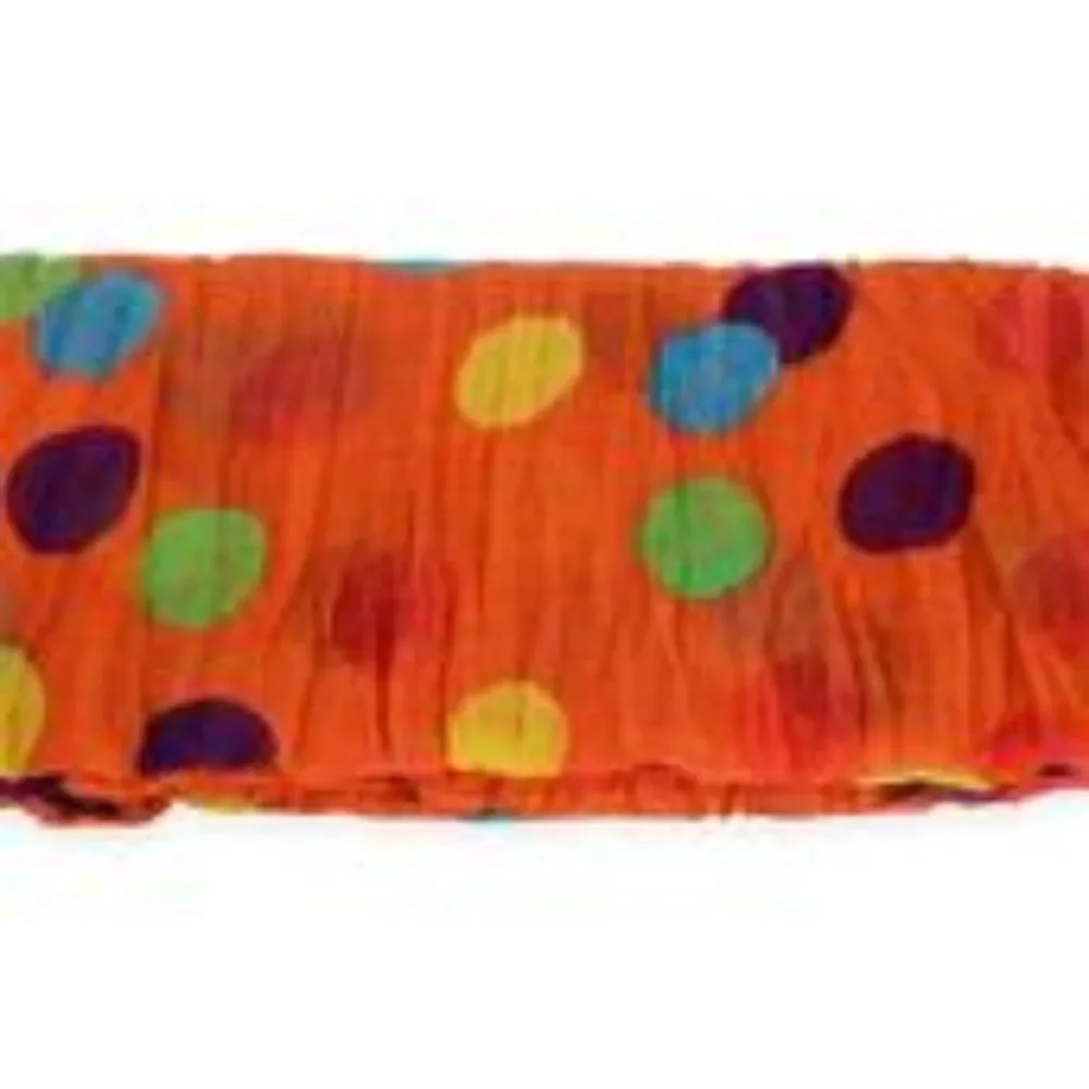 J Francis Orange Polka Dot Scarf